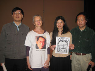 洛杉矶响应“全球朗读刘晓波”，促中国当局释放政治犯1