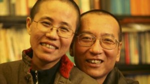 刘晓波与妻子刘霞的合影