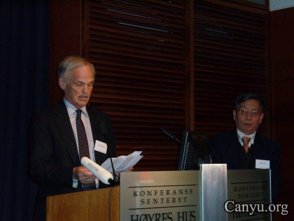 2010年诺贝尔和平奖颁奖会嘉宾（图片报道6）6林培瑞、胡平