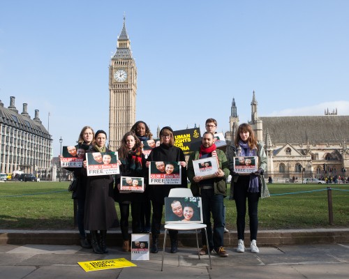 国际特赦组织于2013年发起的全球声援刘晓波、刘霞行动